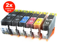 2x Druckerpatronen PGI-520 & CLI-521 + GY | Canon