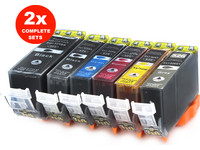 2x Cartridges PGI-525 & CLI-526 & Grijs| Canon