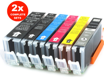 2x Cartridges PGI-550 & CLI-551 & Grijs | Canon