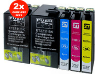 2x Cartridges voor Epson 27XL
