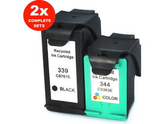 2x Cartridges HP339 - HP344 | HP