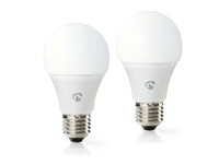 2x Nedis LED-Lampe | E27 | 800 lm | 2700 K