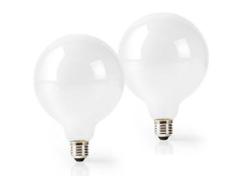 2x Nedis Smart LED-Lampe | E27 | G125