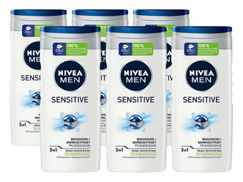 6x żel Nivea For Men Sensitive | 400 ml