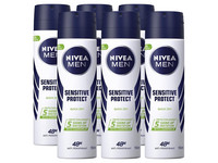 6x dezodorant Nivea Men Sensitive Protect | 150 ml