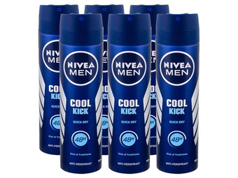 6x dezodorant Nivea Men Cool Kick | 150 ml