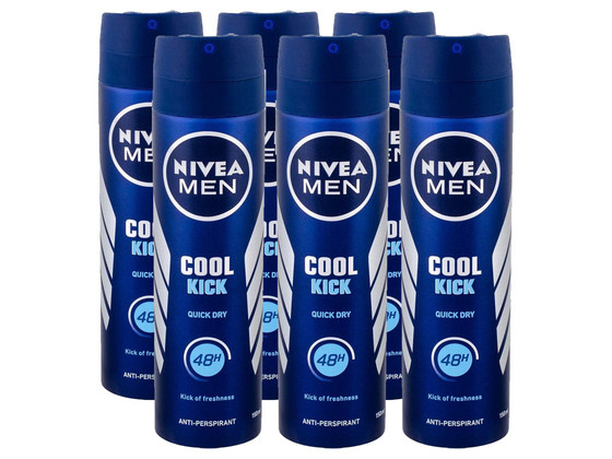 6x Nivea Men Cool Kick Deo | 150ml