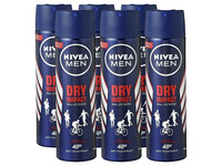 6x dezodorant Nivea Men Dry Impact | 150 ml