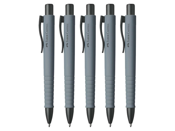 5x Faber-Castell Balpen