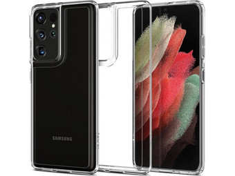 Etui Spigen Crystal Hybrid | Galaxy S21 Ultra