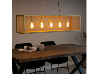 Vince Design Goldfield Hanglamp | 5x E27