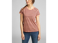 Lee Stripe T-Shirt | Damen | Weinrot