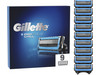 9x Gillette Fusion Chill Proshield Scheermesje