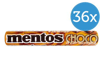 36 Rollen Mentos Choco & Caramel