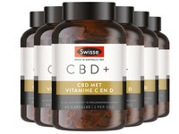 360x Swisse Kapseln | CBD+, Vitamin C & D