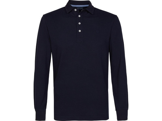 Profuomo Long Sleeve Polo | Navy