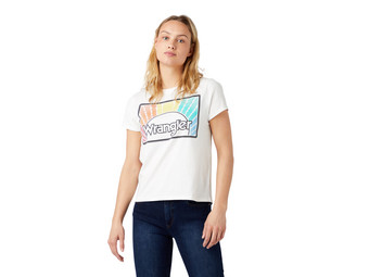 Wrangler Rainbow T-Shirt | Dames