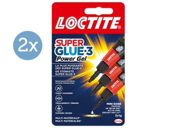 2x Loctite Power Gel Mini